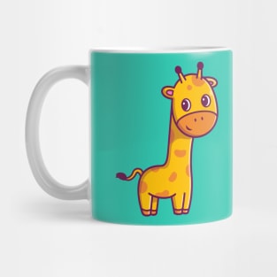 Cute Giraffe Standing Cartoon Mug